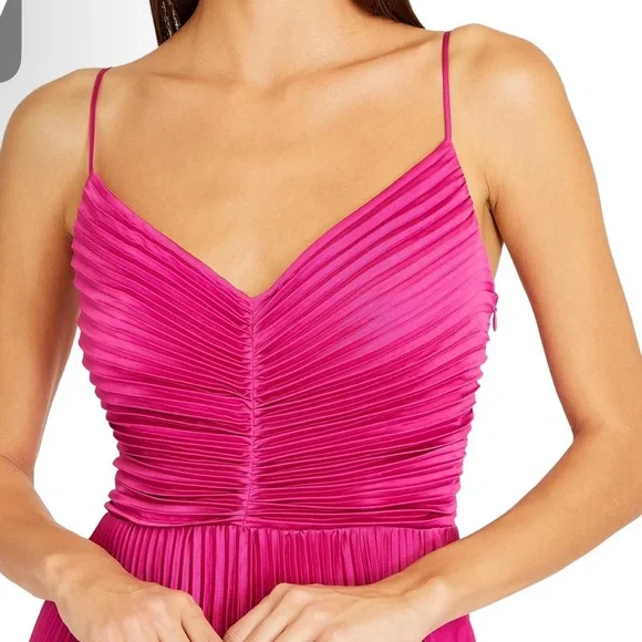 Club Monaco Pink Pleated Gown - Picture 3 of 10